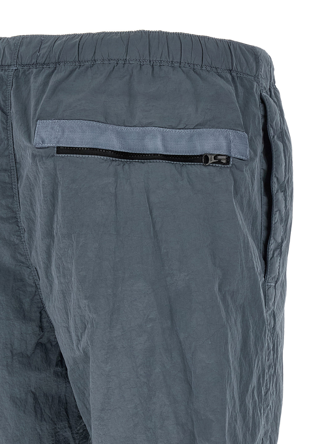 Stone Island Blå Polyamid Joggebukse (Treningsbukse)