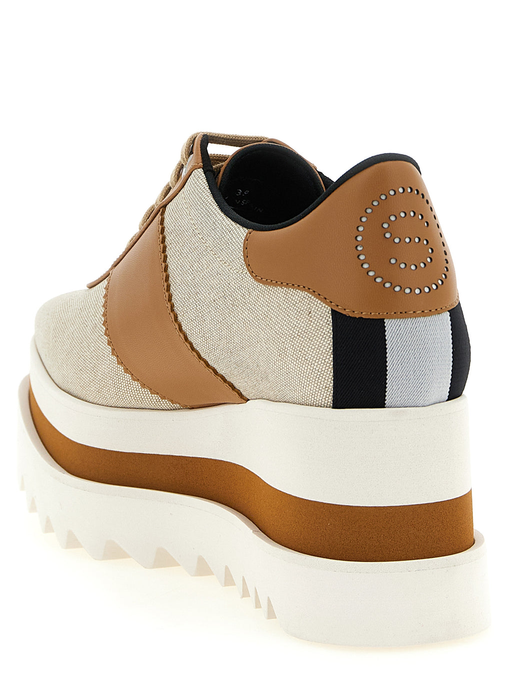 Stella McCartney Beige Viscose Wedge Sandals