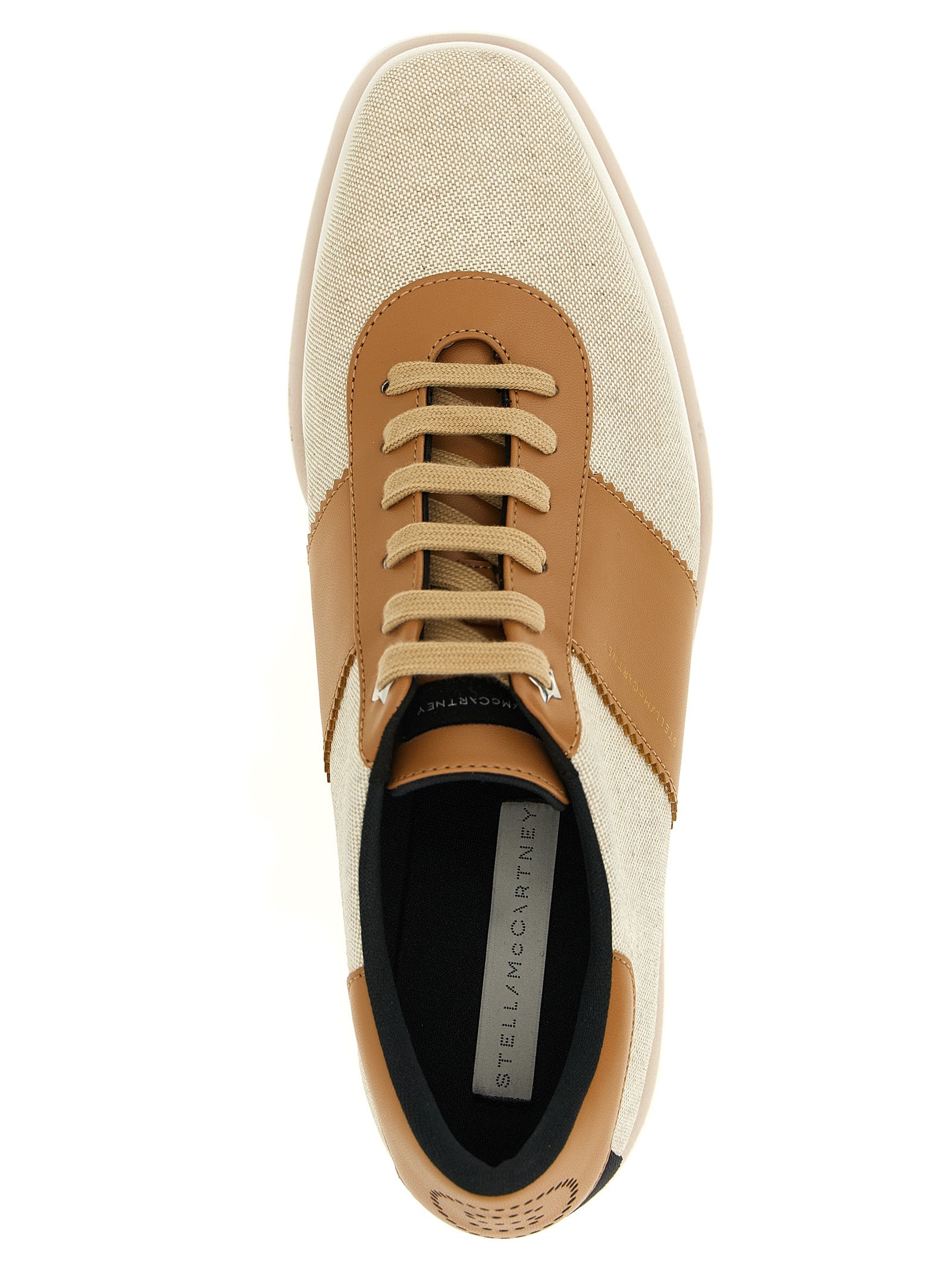 Stella McCartney Beige Viscose Wedge Sandals