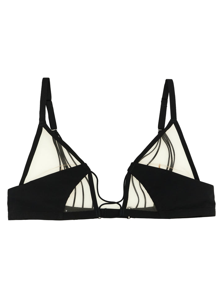 Rick Owens svart nylon-bh