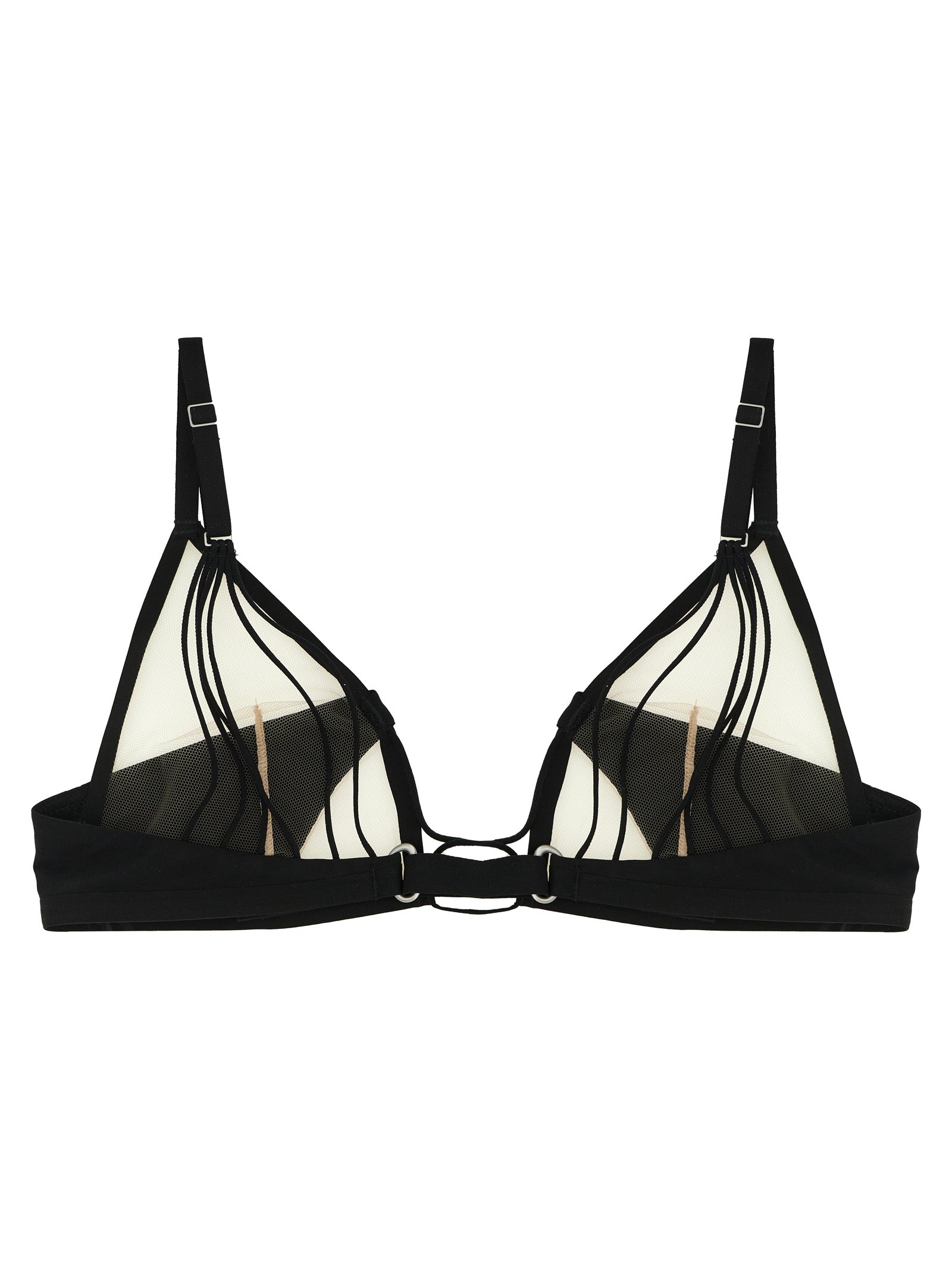 Black Nylon Bra