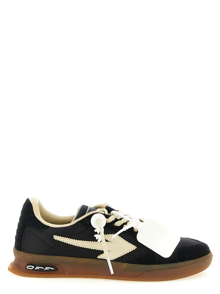 Off-White Svarte joggesko i nylon