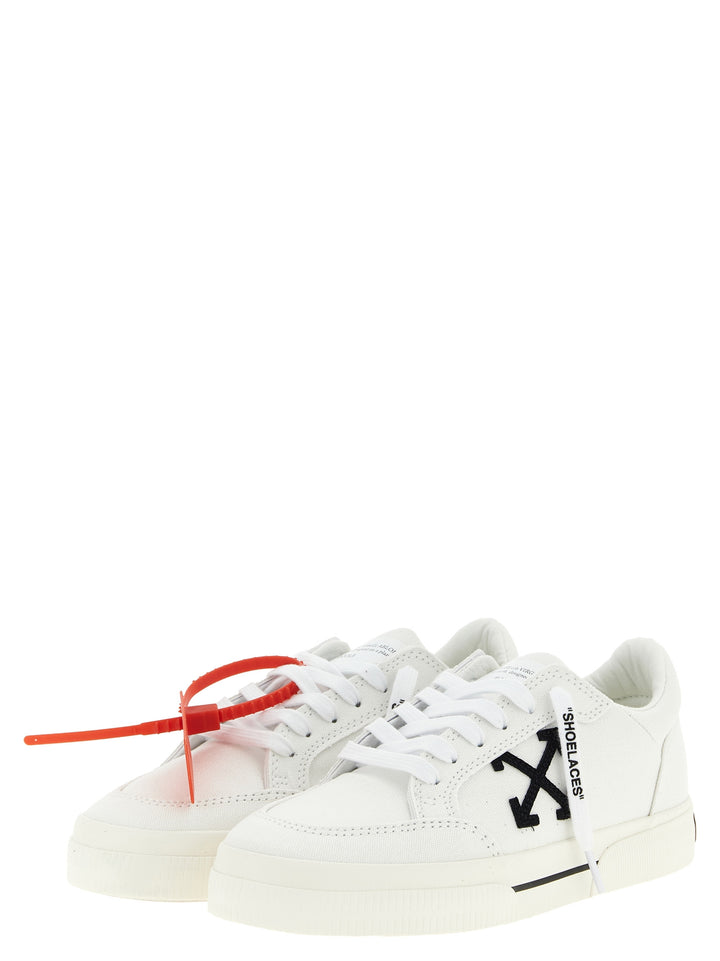 Off-White Bicolor Cotton Low Top-sneakers