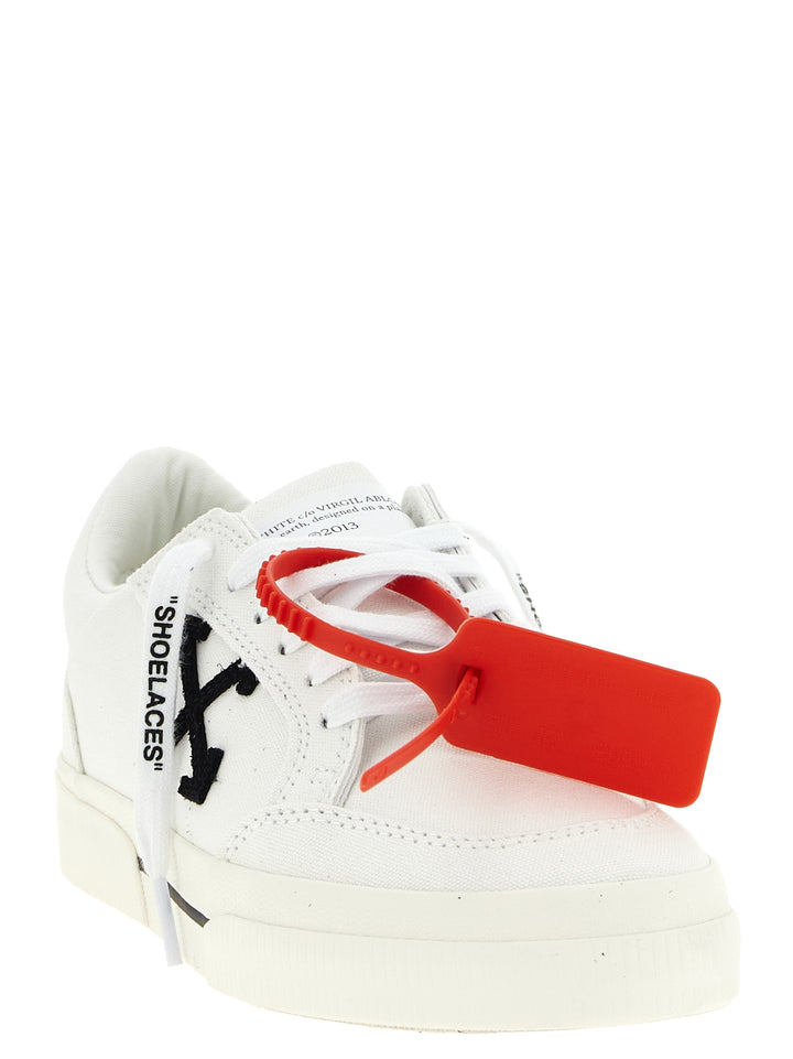 Off-White Bicolor Cotton Low Top-sneakers