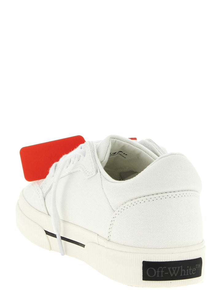 Off-White Bicolor Cotton Low Top-sneakers