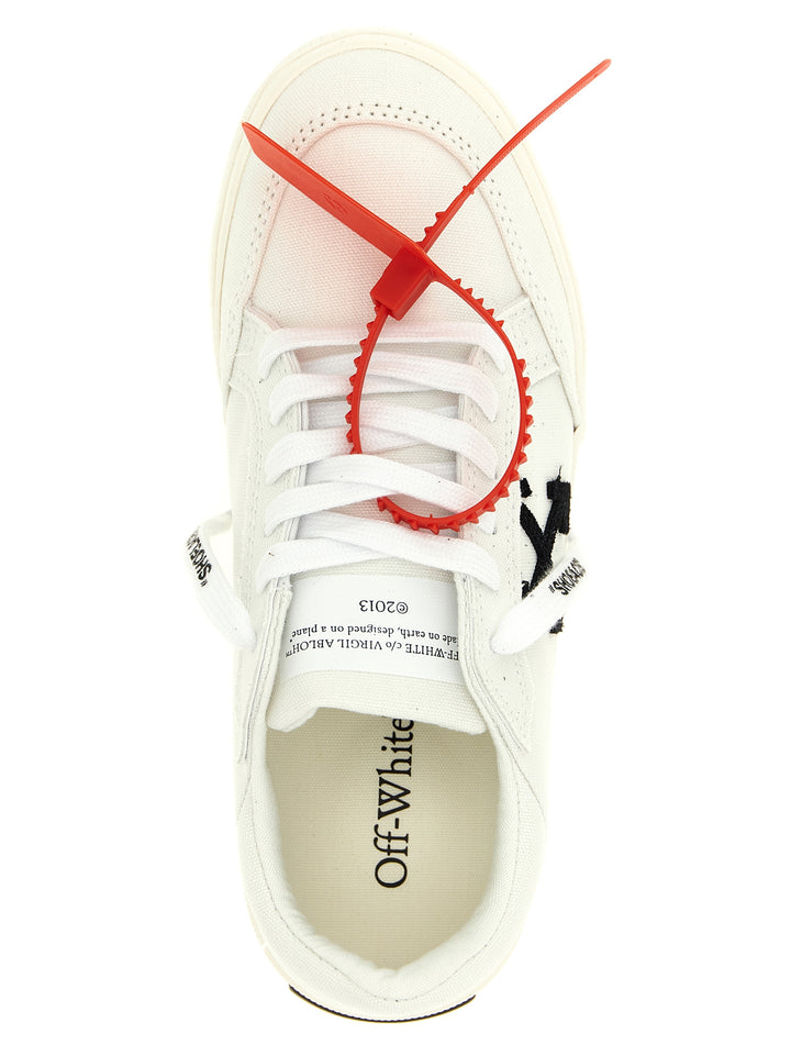 Off-White Bicolor Cotton Low Top-sneakers