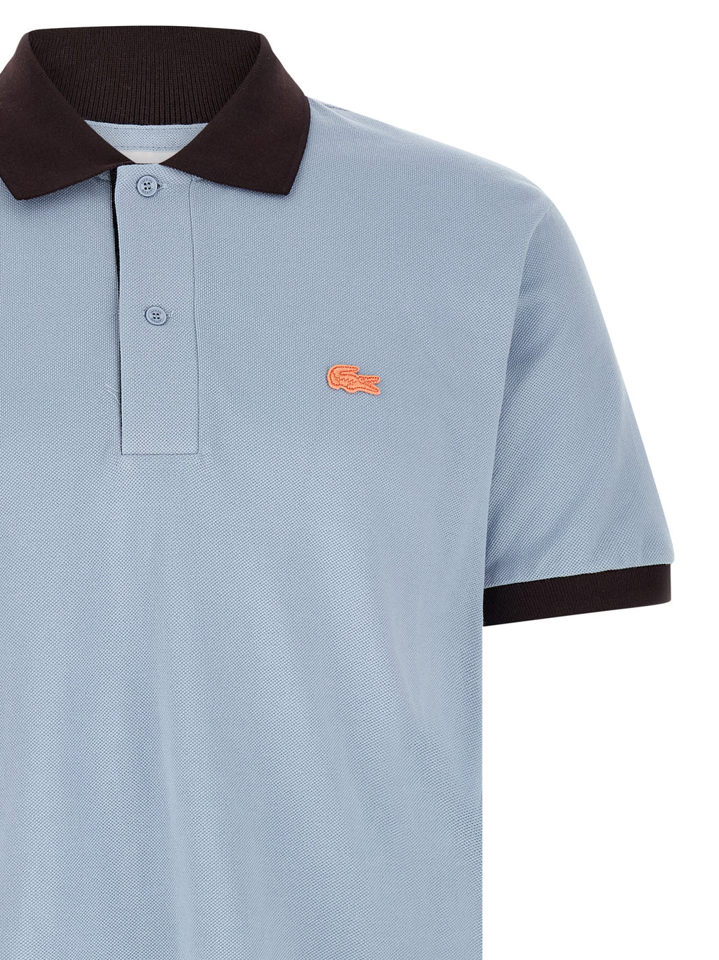 Lacoste Blue Cotton Polo Shirt