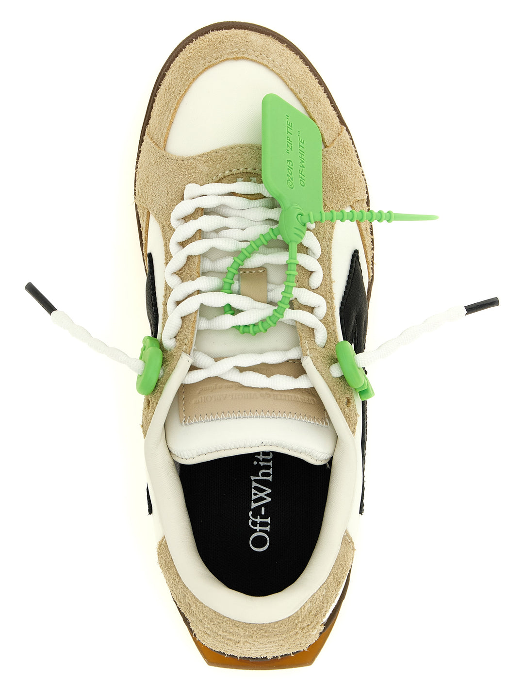Off-White Flerfarget Nylon Atletisk Sneaker