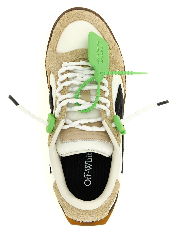 Off-White Flerfarget Nylon Atletisk Sneaker