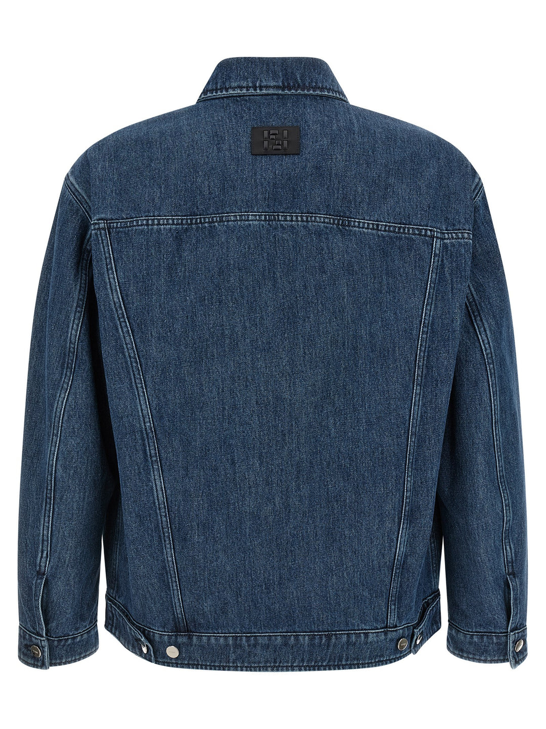 Fendi blå denimjakke i bomull