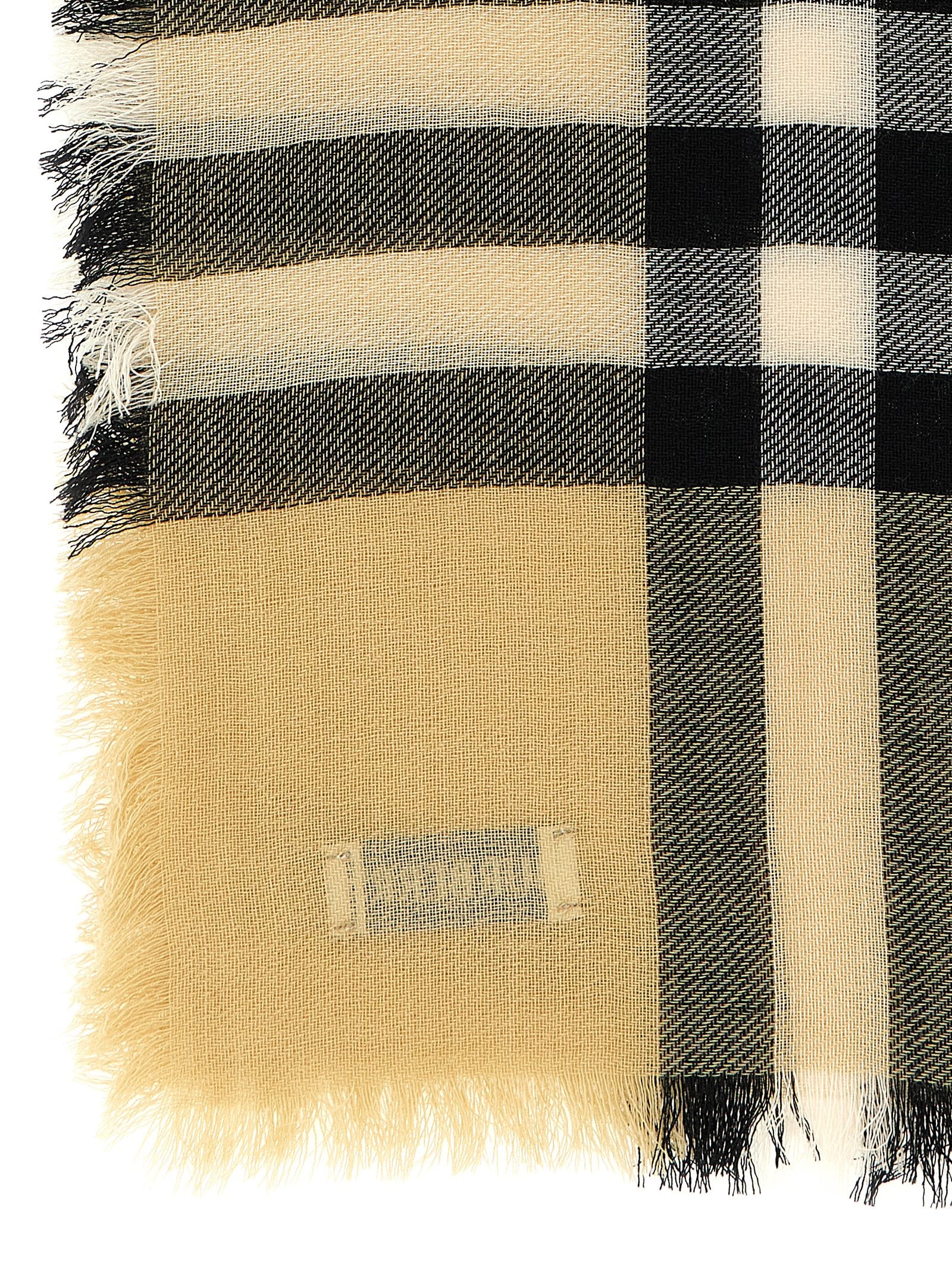 Burberry Beige Wool Scarf
