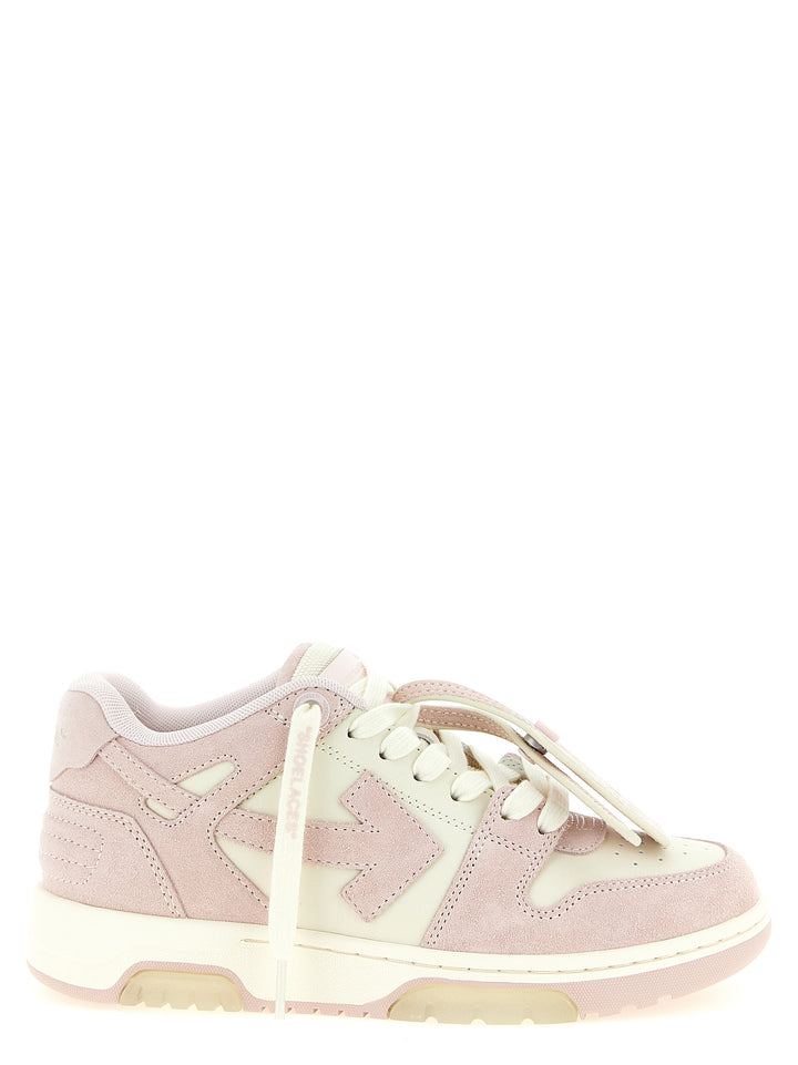 Off-White lave sneakers i flerfarget skinn