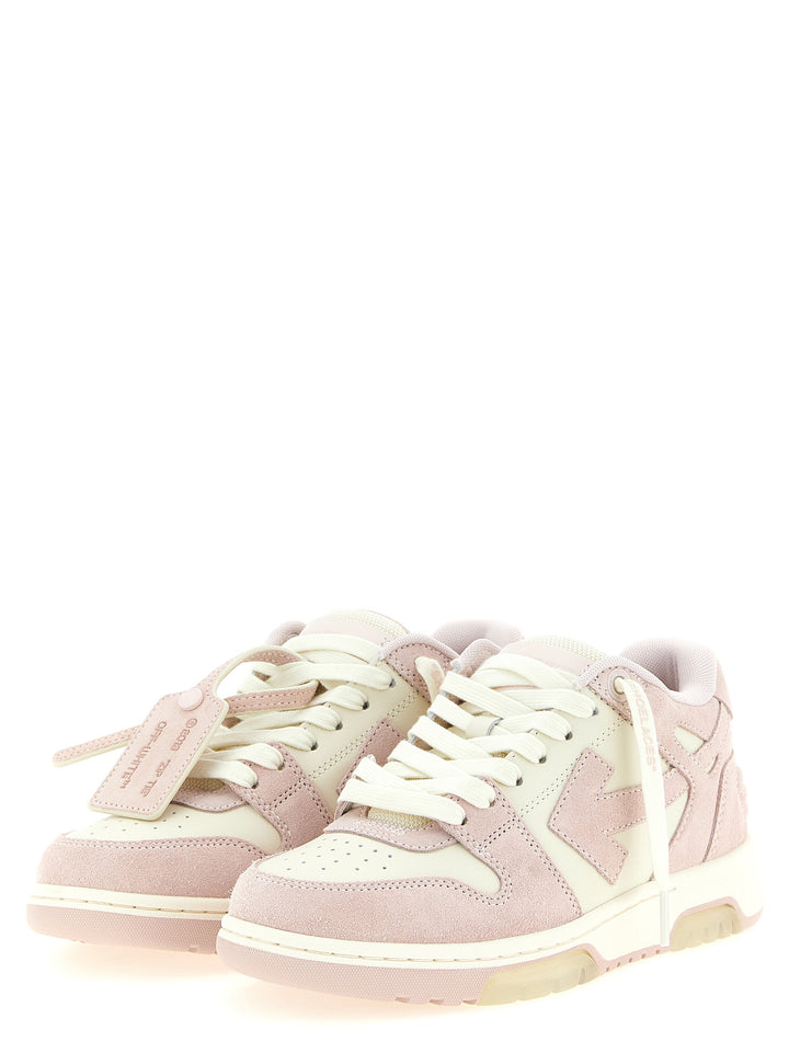 Off-White lave sneakers i flerfarget skinn
