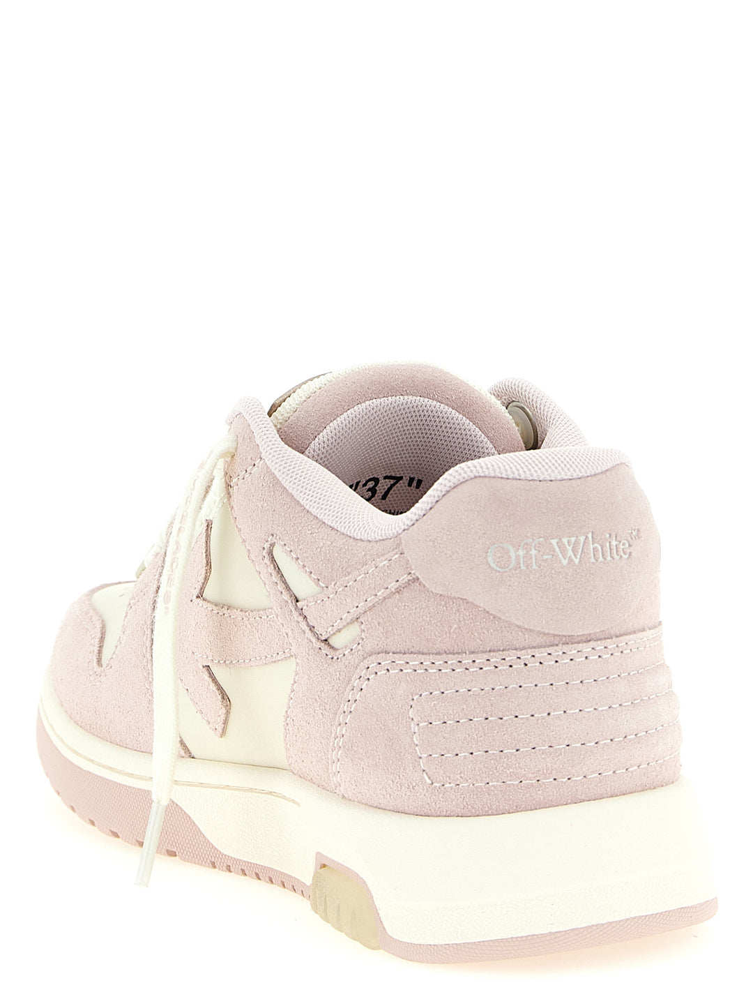 Off-White lave sneakers i flerfarget skinn