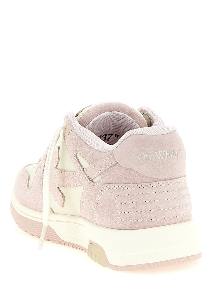 Off-White lave sneakers i flerfarget skinn