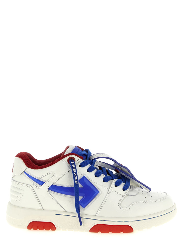Off-White joggesko i blått skinn