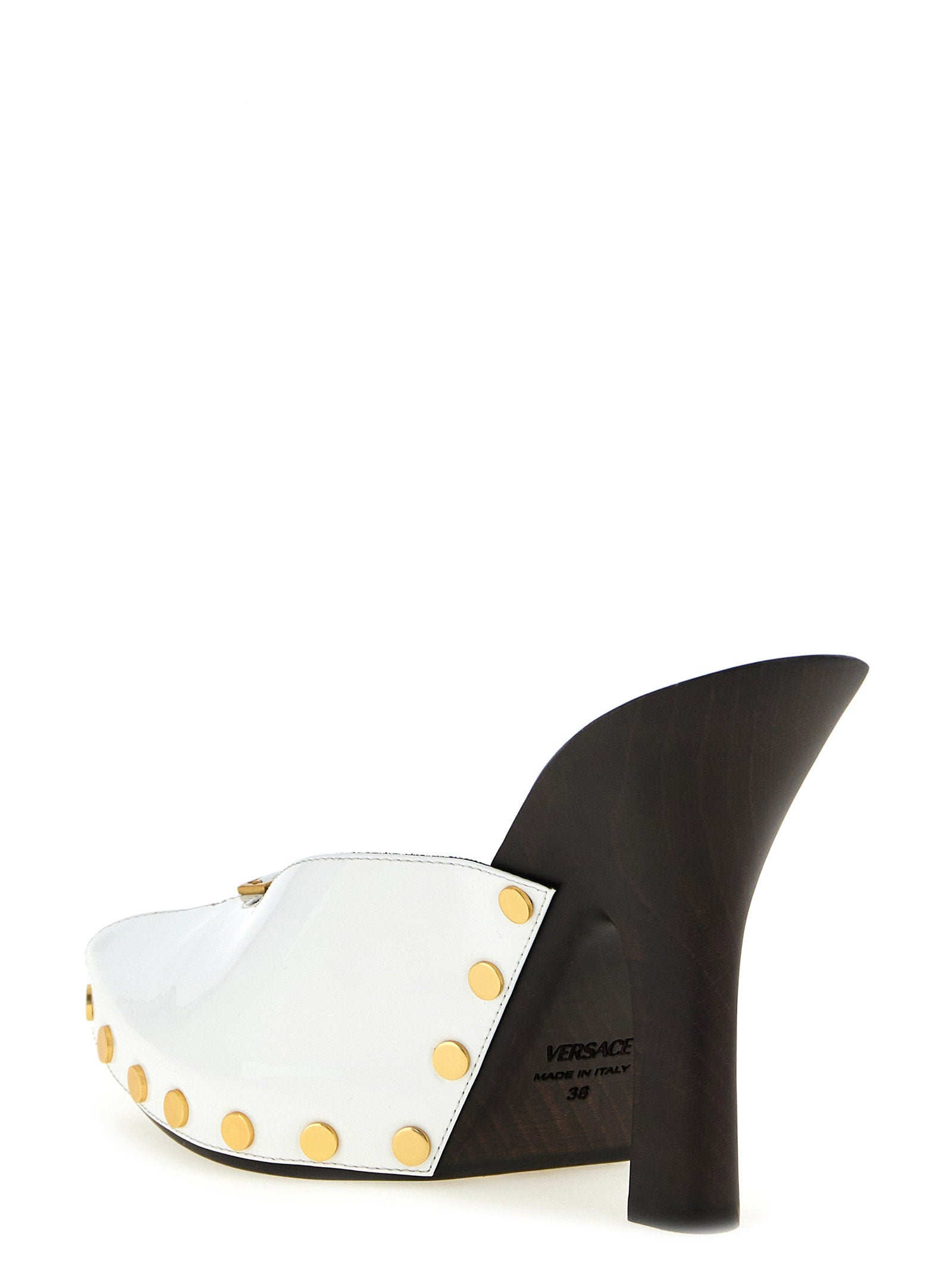 Bicolor Calfskin High Heel Pumps