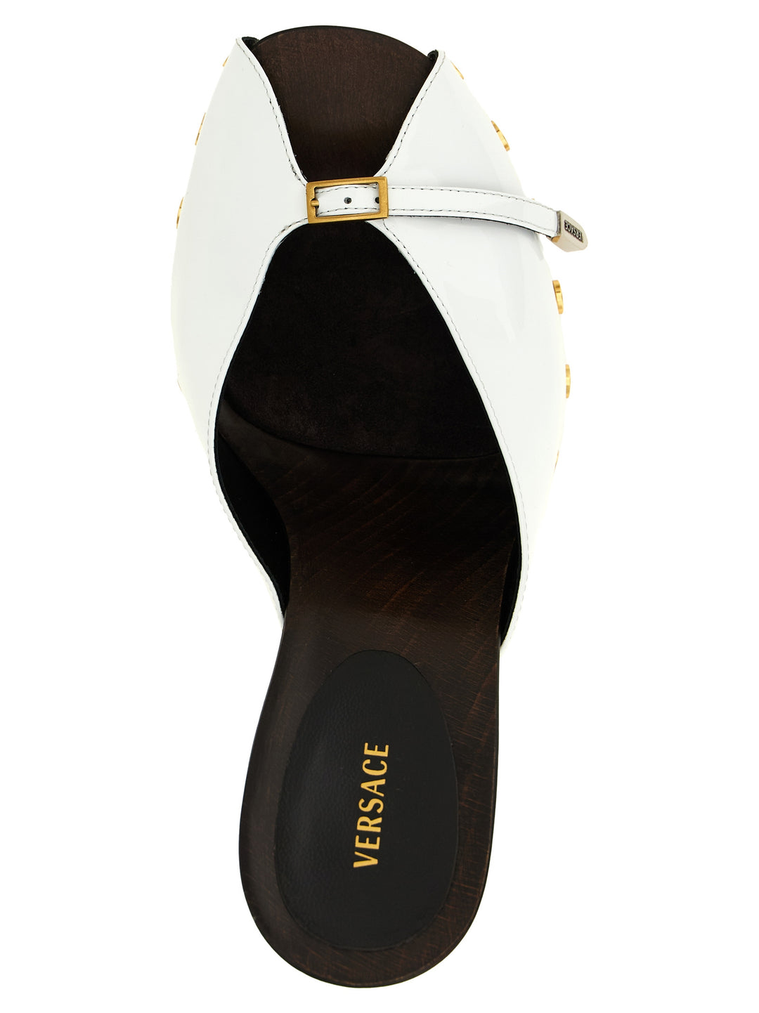 Versace Bicolor-pumps i kalveskinn med høy hæl