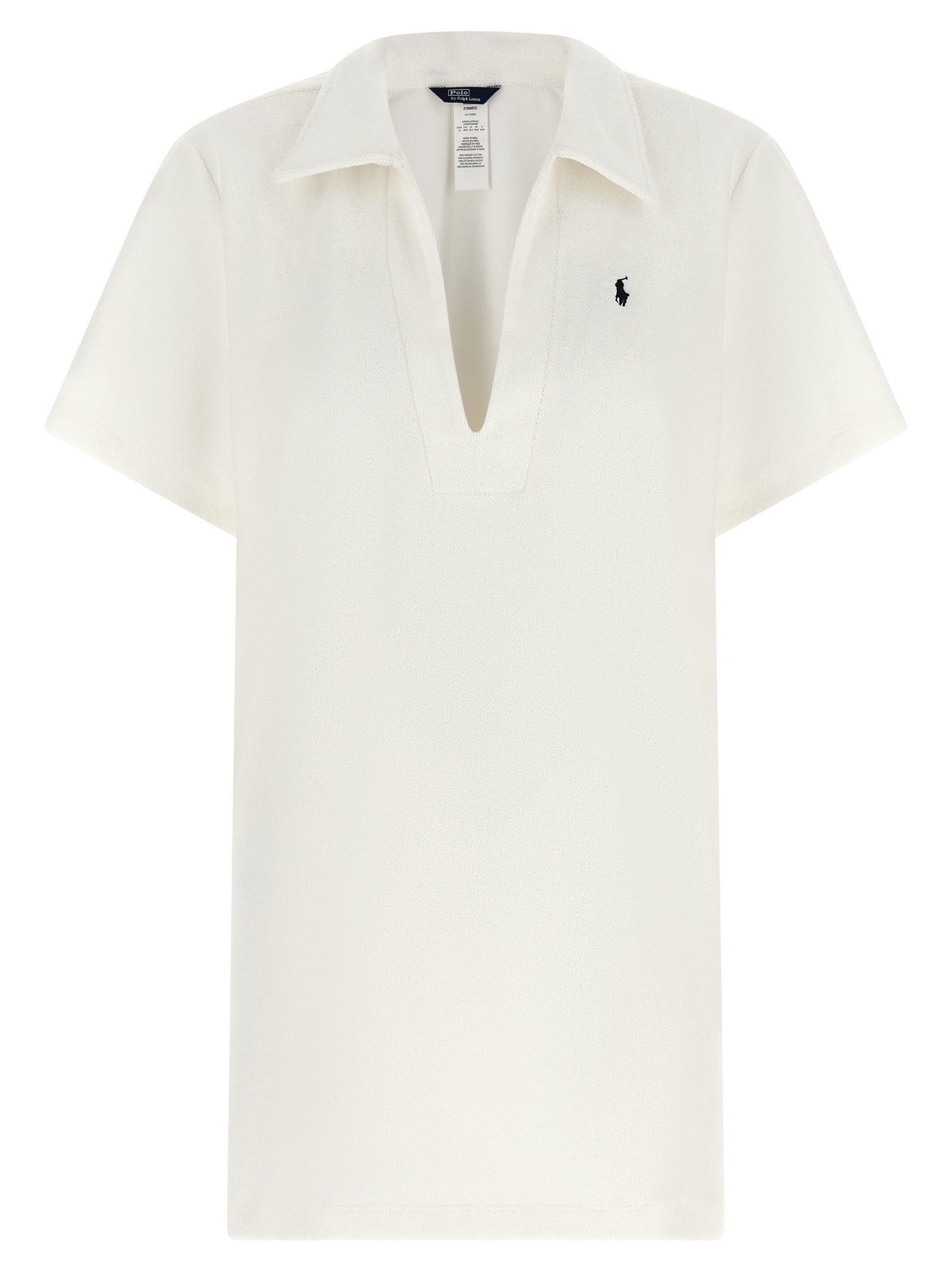 White Organic Cotton Short Dress