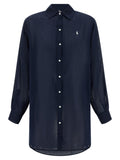 Polo Ralph Lauren Blue Organic Cotton Blouse