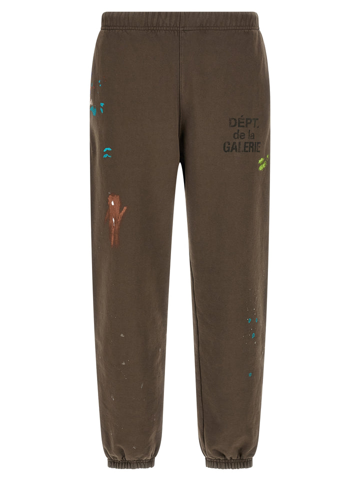 GALLERY DEPT. Brune joggebukser i bomull (treningsbukser)