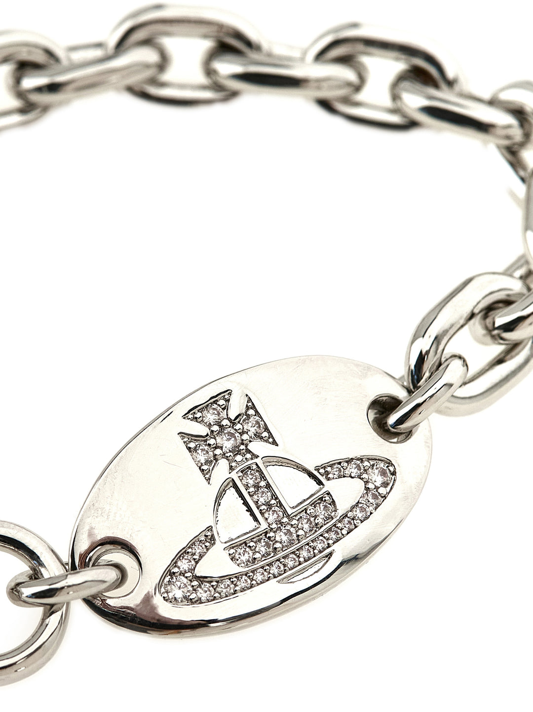 Vivienne Westwood armbånd i sølvfarget messing