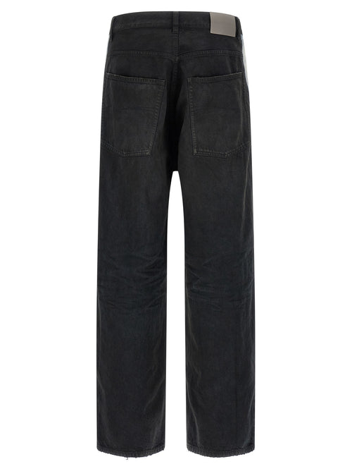Balenciaga Black Cotton Flared Jeans