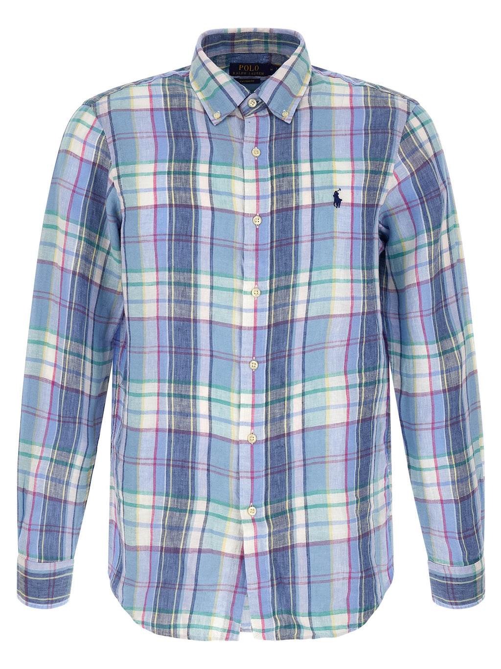 Polo Ralph Lauren Blue Linen Blouse