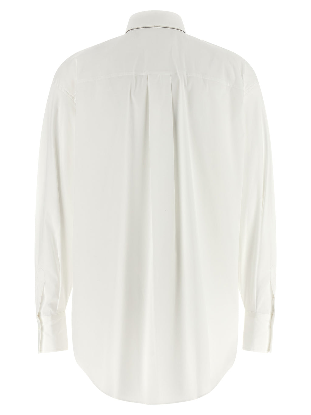 Brunello Cucinelli White Cotton Blouse