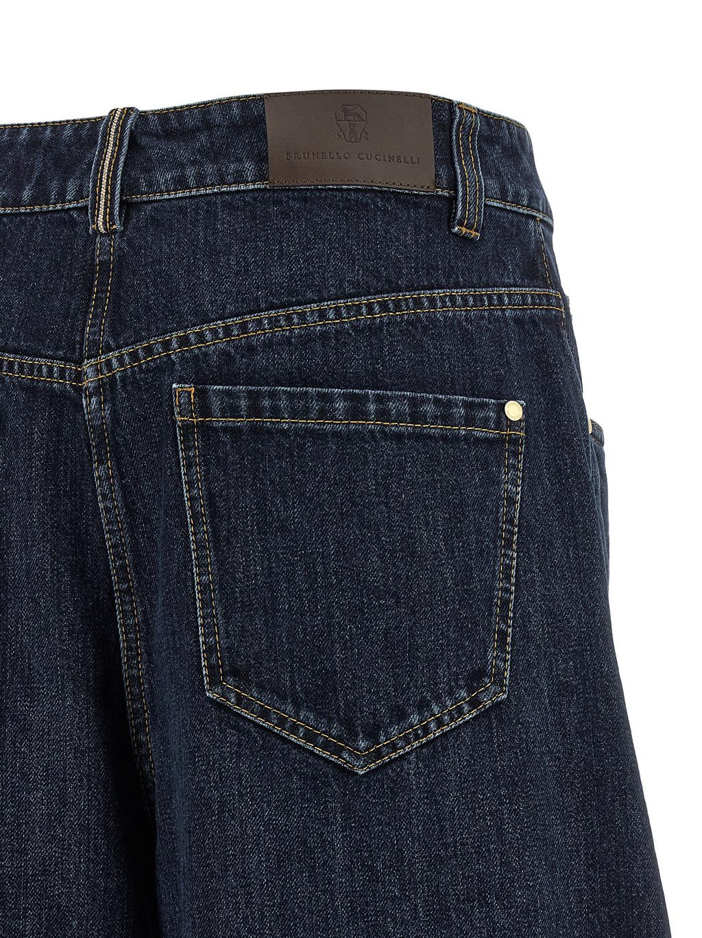 Brunello Cucinelli Blue Cotton Jeans Denim
