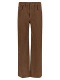 Brunello Cucinelli Brown Cotton Jeans Denim