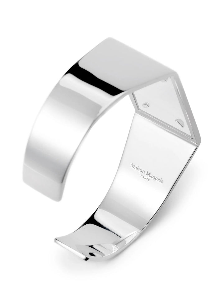 Maison Margiela Armbånd i sølvfarget messing