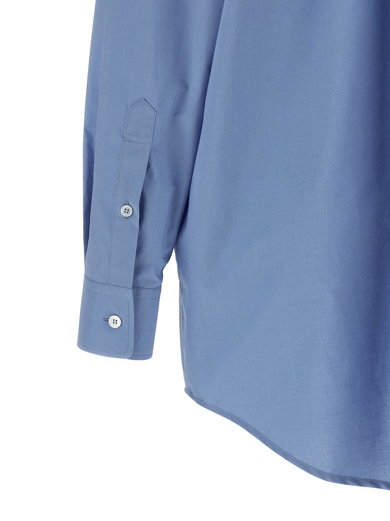 MM6 Maison Margiela Blå Bomullsbluse