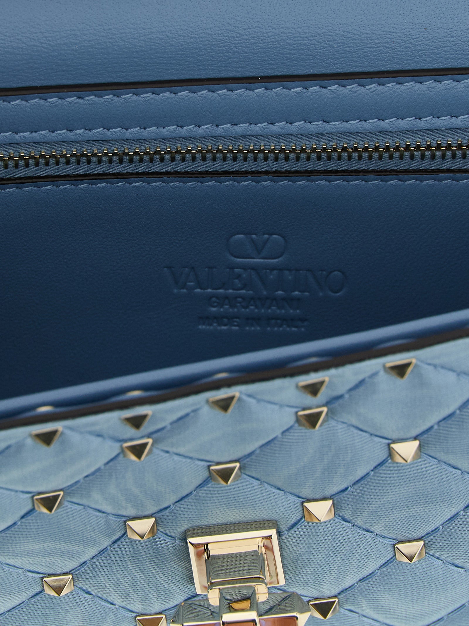 Valentino Garavani Blue Viscose Crossbody Bag