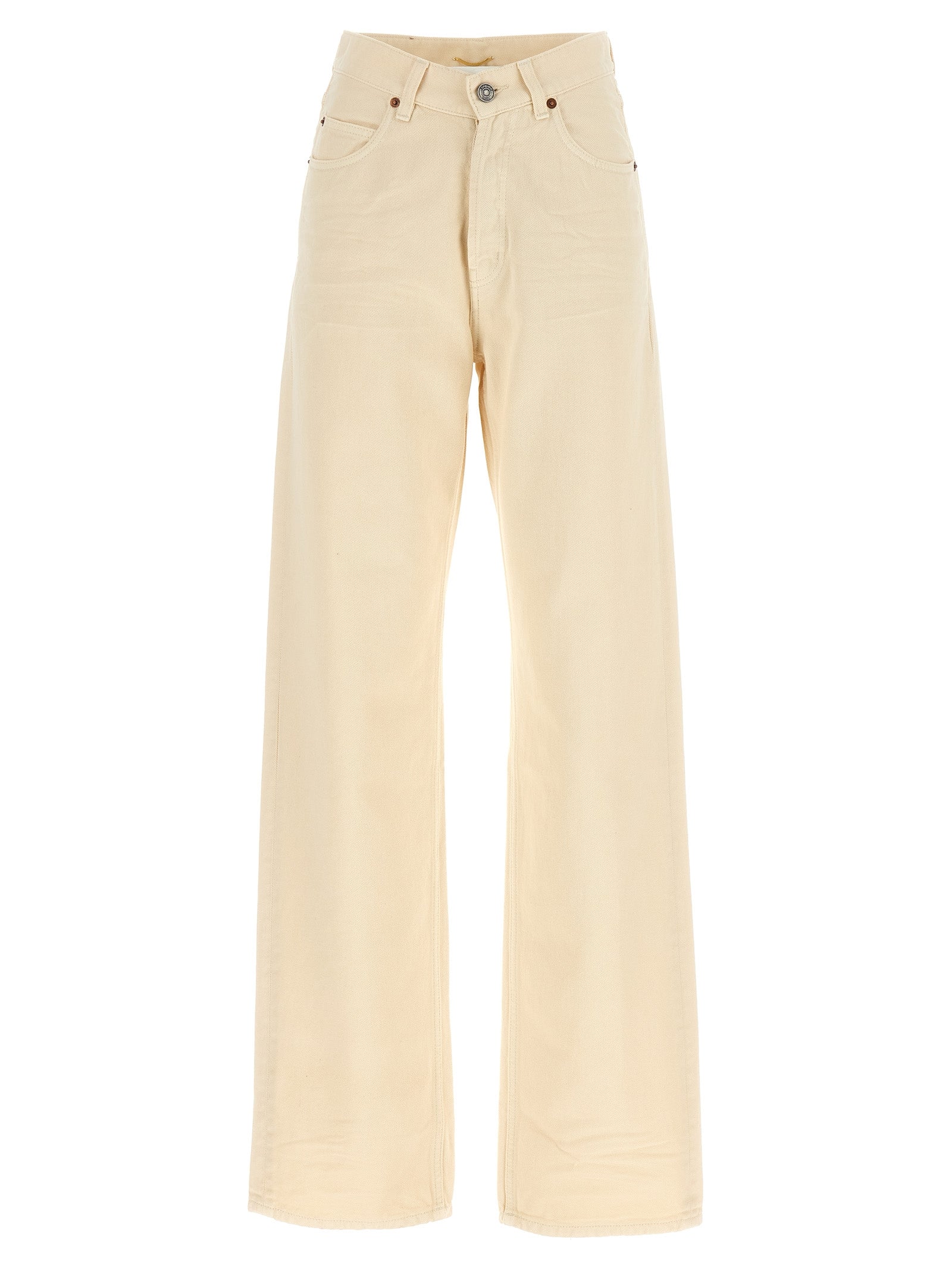 Saint Laurent Beige Cotton Jeans Denim