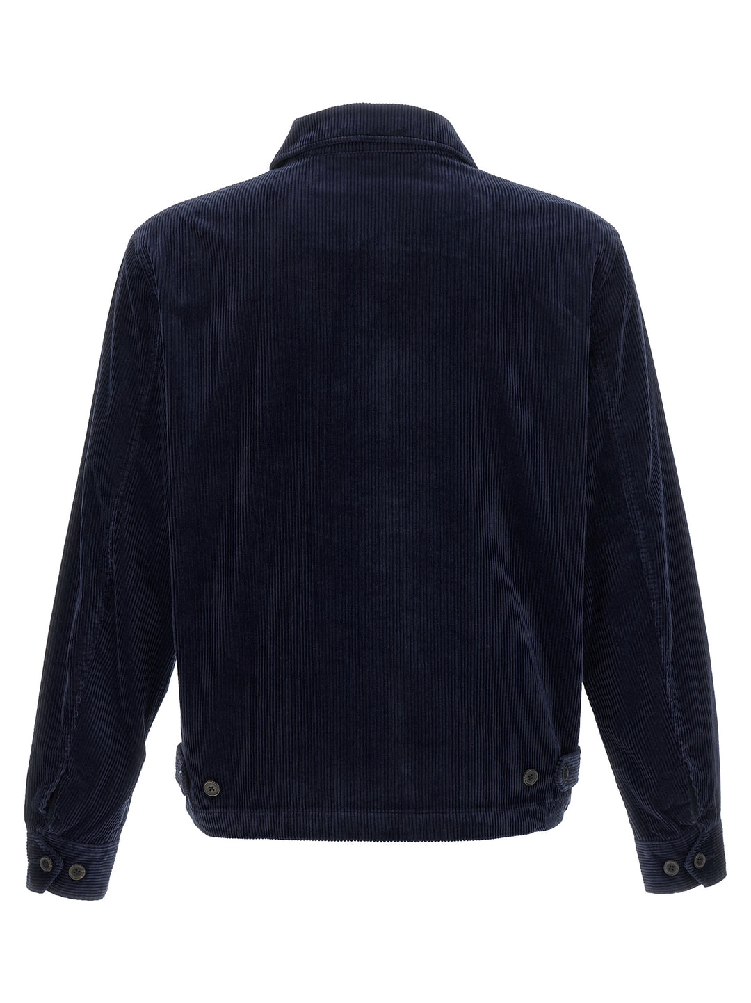 Polo Ralph Lauren blå bomullsjakke i full lengde