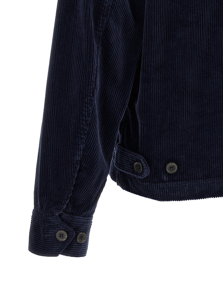 Polo Ralph Lauren blå bomullsjakke i full lengde