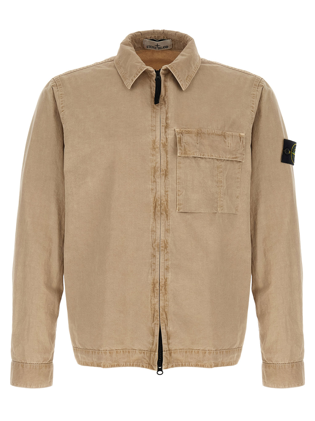 Stone Island Beige Cotton Blouse