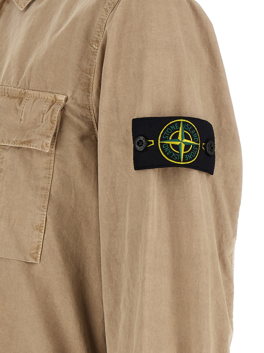 Stone Island Beige Bomullsbluse