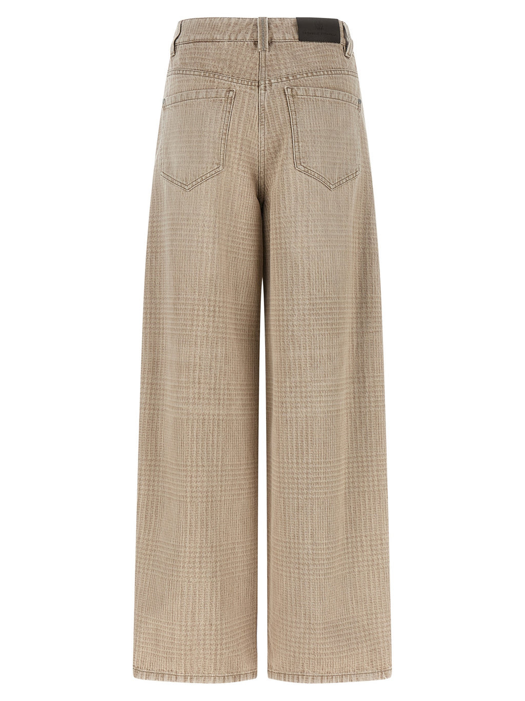 Brunello Cucinelli Beige Cotton Jeans Denim