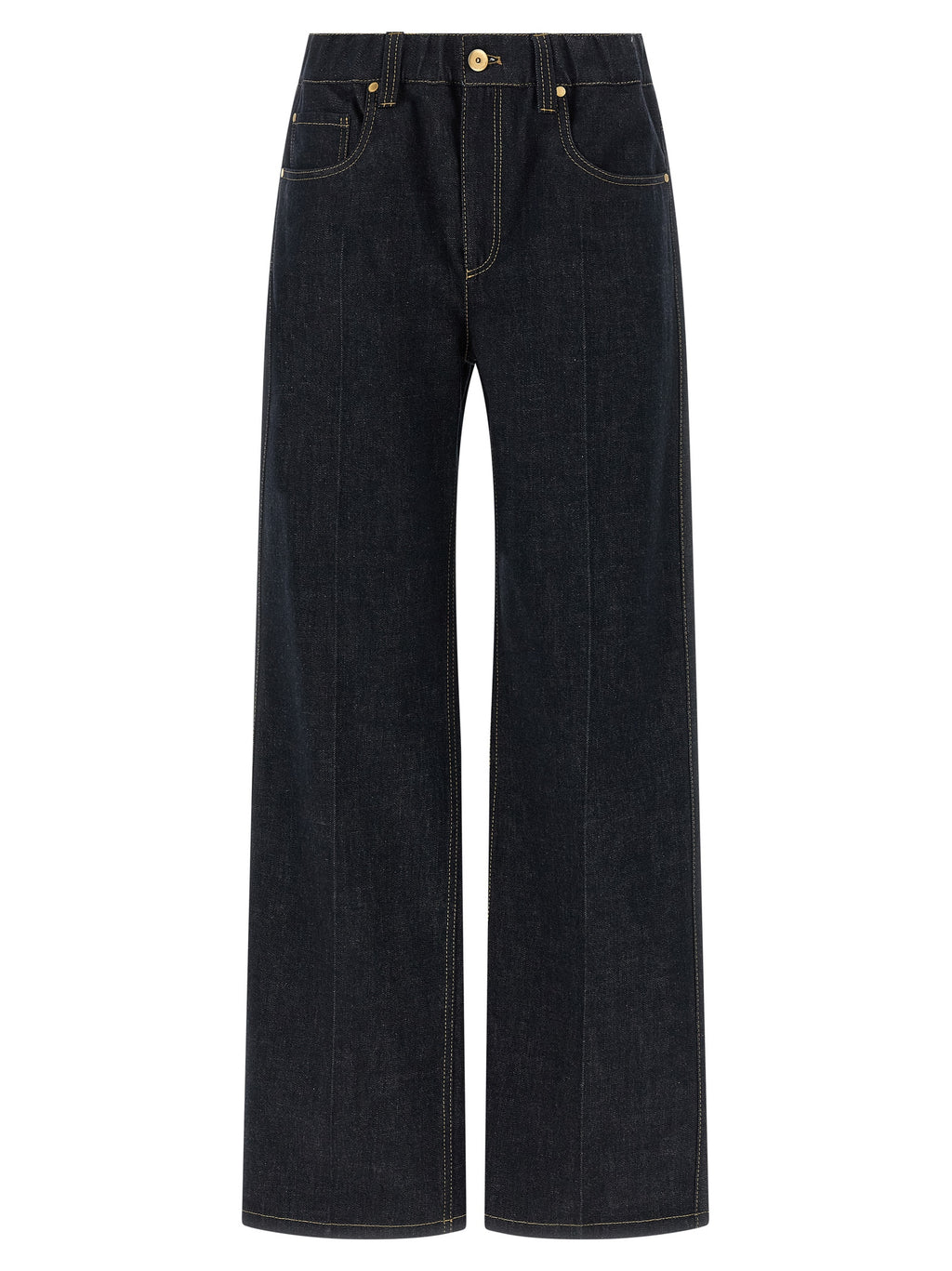 Brunello Cucinelli Blue Cotton Jeans Denim