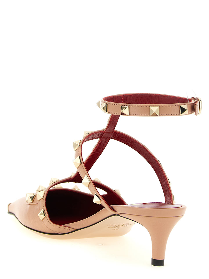 Valentino Garavani Mid-heel pumps i flerfarget kalveskinn