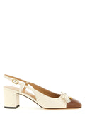 Valentino Garavani Black Leather Mid Heel Pumps