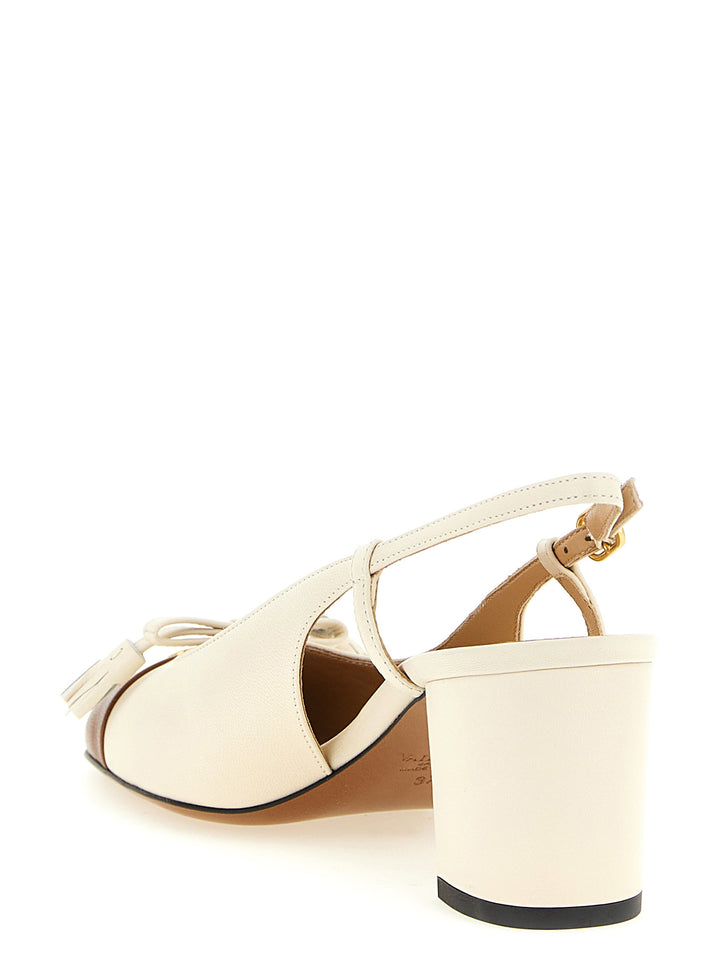 Valentino Garavani Svarte mellomhøye pumps i skinn