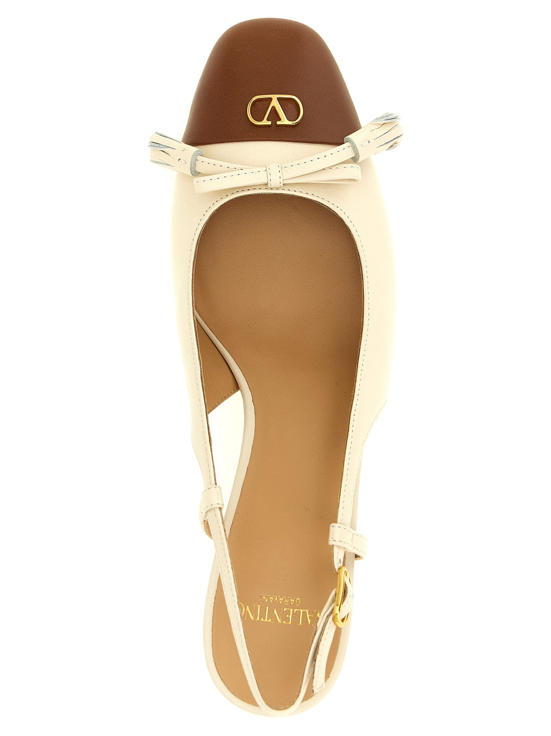 Valentino Garavani Svarte mellomhøye pumps i skinn
