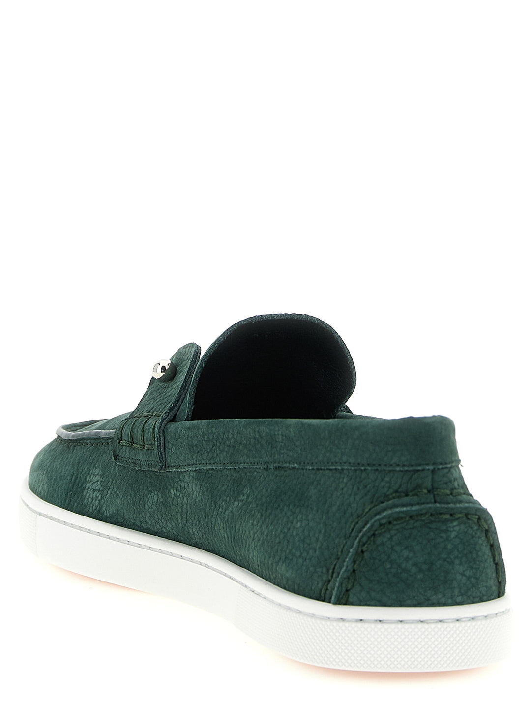 Bicolor Calfskin Slip-On Loafers