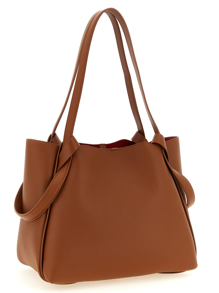 Christian Louboutin Veske i brunt kalveskinn