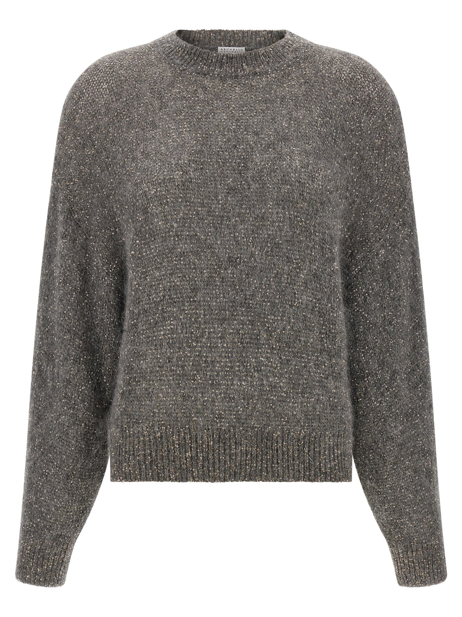 Brunello Cucinelli Gray Polyamide Cardigan