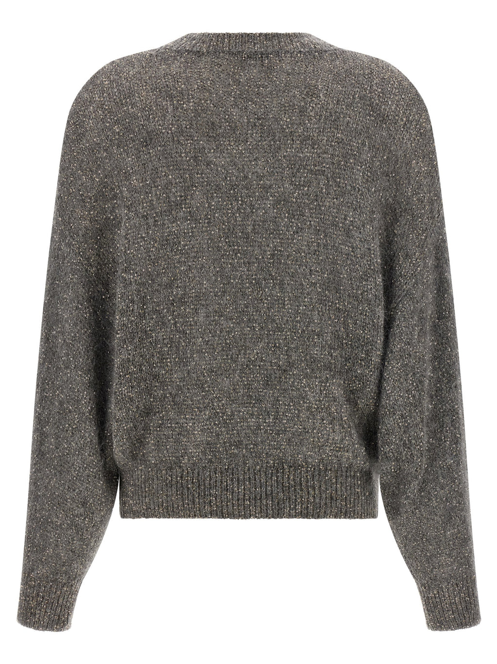 Brunello Cucinelli Gray Polyamide Cardigan