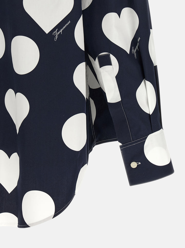 Jacquemus blå bomullsbluse